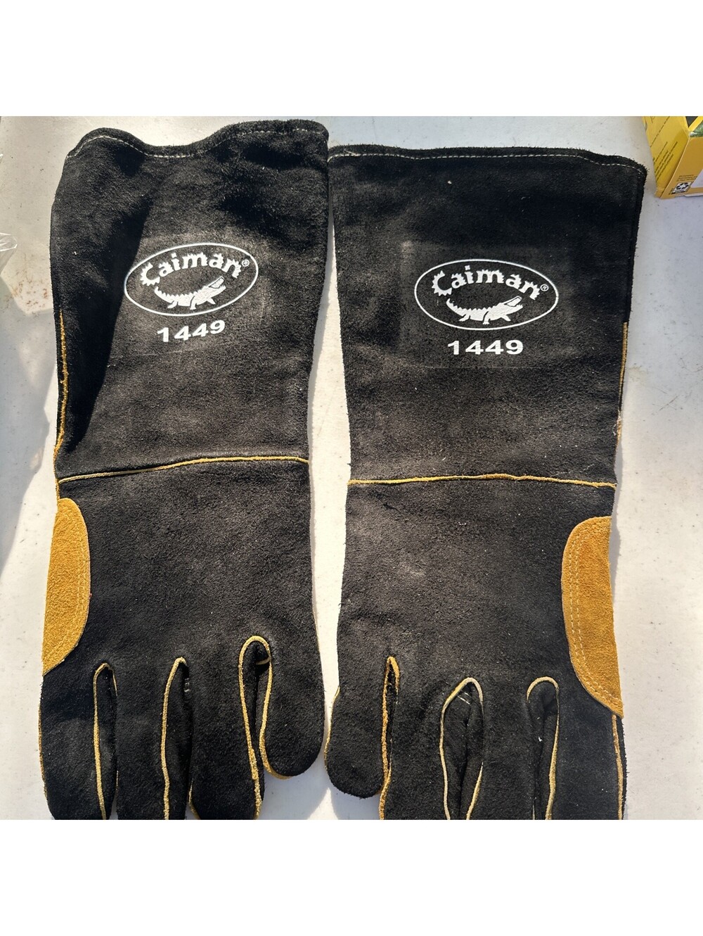 Caiman One Size Welding Gloves Model# 1449